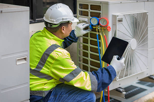 Professional Hvac Maintenance technician working in Perry, KS
